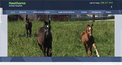 Desktop Screenshot of hawthorneanimal.com